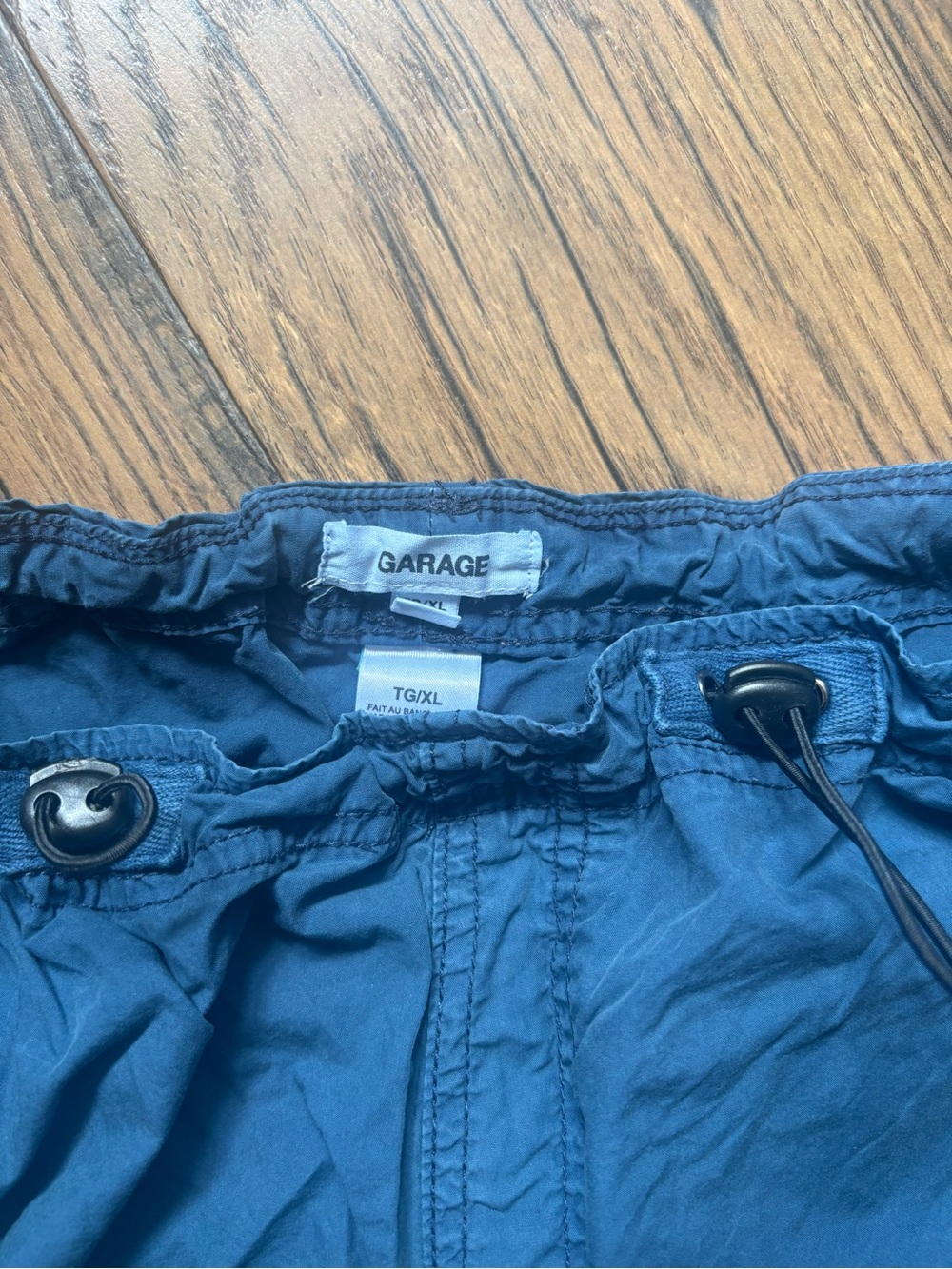 Garage Paxton Parachute Pant Blue Wide-Leg Casual Women’s Track Pant Y2K Size XL - Picture 6 of 8